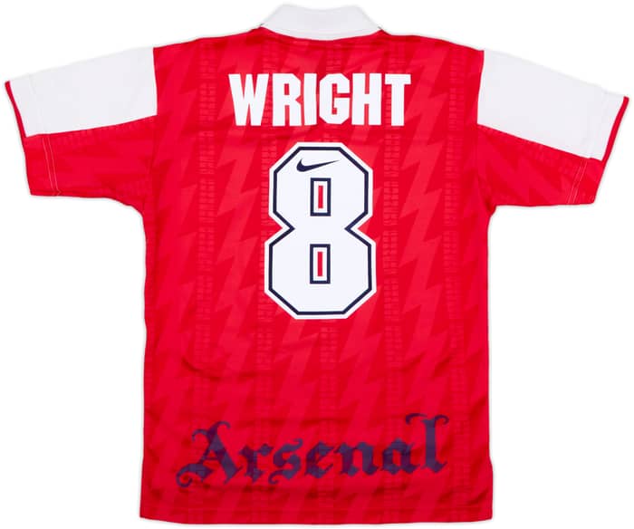 1994-96 Arsenal Home Shirt Wright #8 - 8/10 - (S)