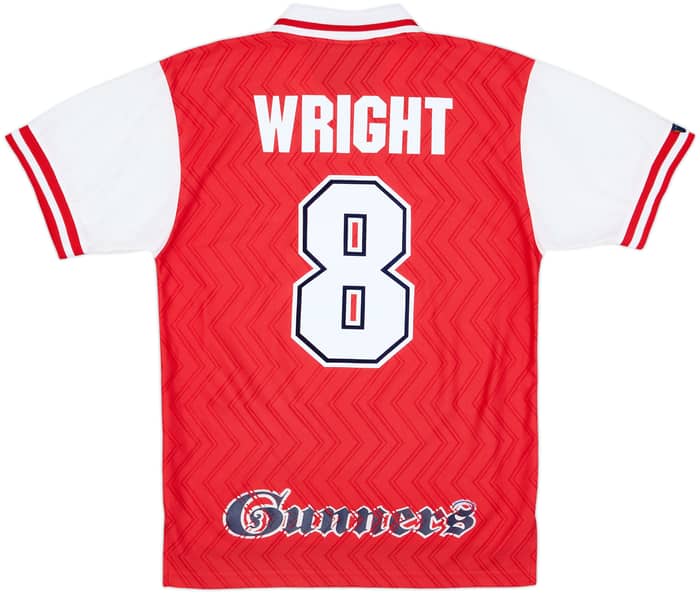 1996-98 Arsenal Home Shirt Wright #8 - 8/10 - (M)
