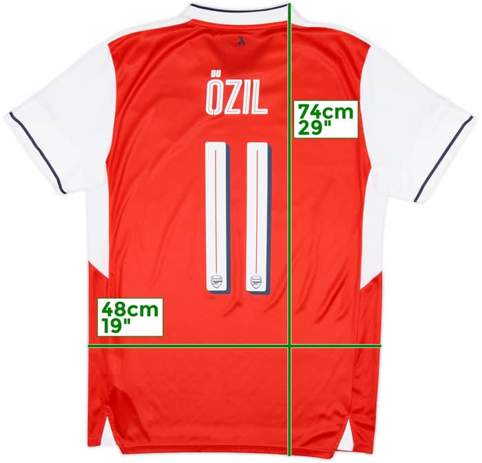 2016-17 Arsenal Home Shirt Ozil #11 - 9/10 - (M)