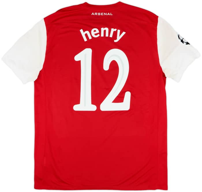 2011-12 Arsenal Home Shirt Henry #12 - 7/10 - (L)
