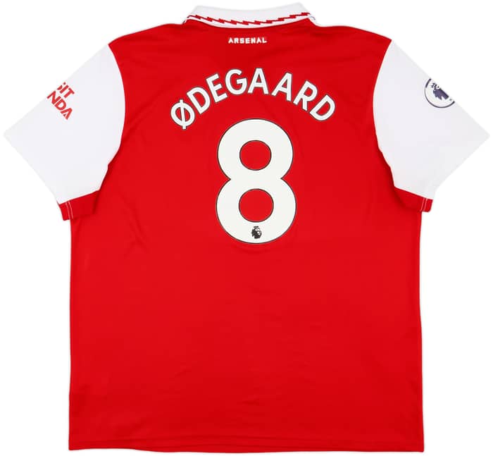 2022-23 Arsenal Home Shirt Odegaard #8 - 8/10 - (XXL)