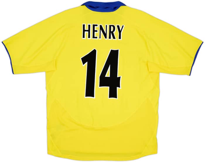 2003-05 Arsenal Away Shirt Henry #14 - 8/10 - (L)