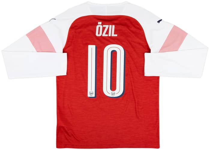 2018-19 Arsenal Home L/S Shirt Ozil #10 - 10/10 - (M)