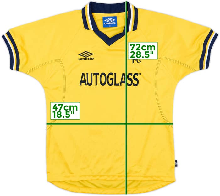 1998-00 Chelsea Third Shirt - 9/10 - (L.Boys)