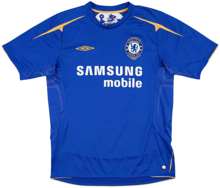 2005-06 Chelsea Centenary Home Shirt Essien #5 - 8/10 - (M)