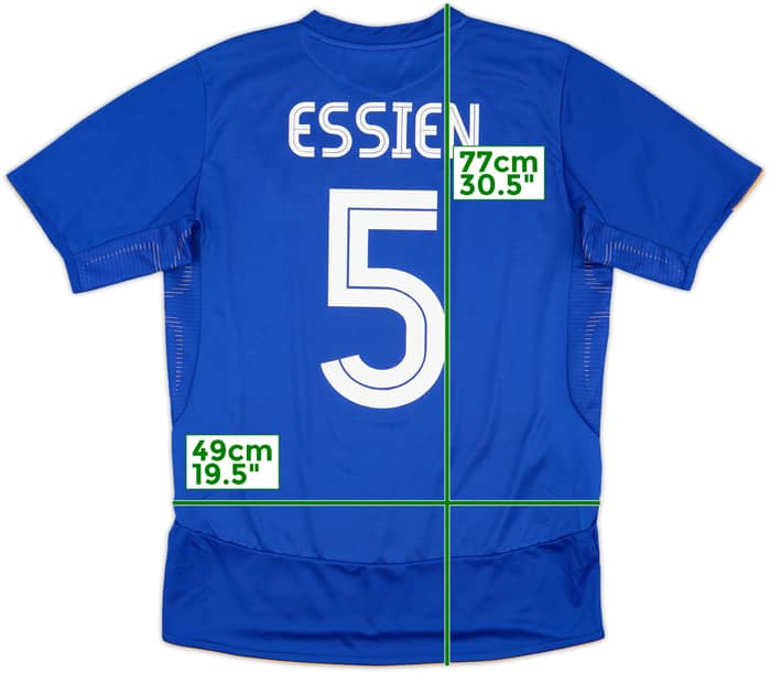 2005-06 Chelsea Centenary Home Shirt Essien #5 - 8/10 - (M)