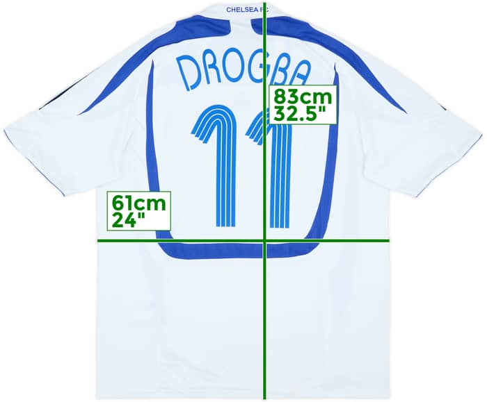 2007-08 Chelsea Third Shirt Drogba #11 - 8/10 - (XL)