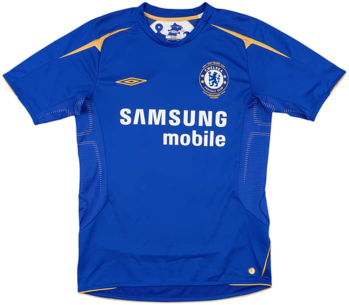 2005-06 Chelsea Centenary Home Shirt Essien #5 - 6/10 - (S)