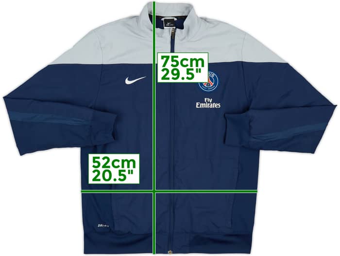 2013-14 Paris Saint-Germain Nike Track Jacket - 8/10 - (M)