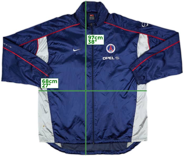 2001-02 Paris Saint-Germain Nike Track Jacket - 7/10 - (XXL)