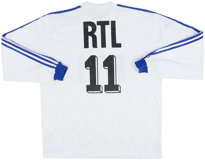 1980s Coupe de France Home L/S Shirt #11 - 9/10 - (XL)