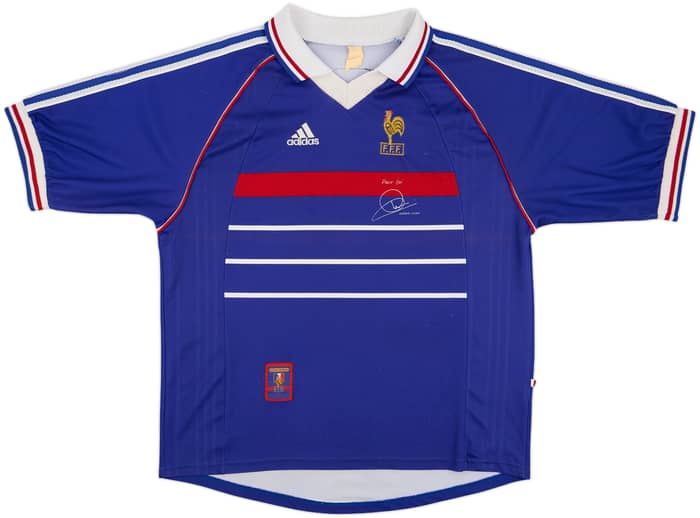 1998-00 France 'Pour Toi Zinedine Zidane' Home Shirt - 7/10 - (XL)