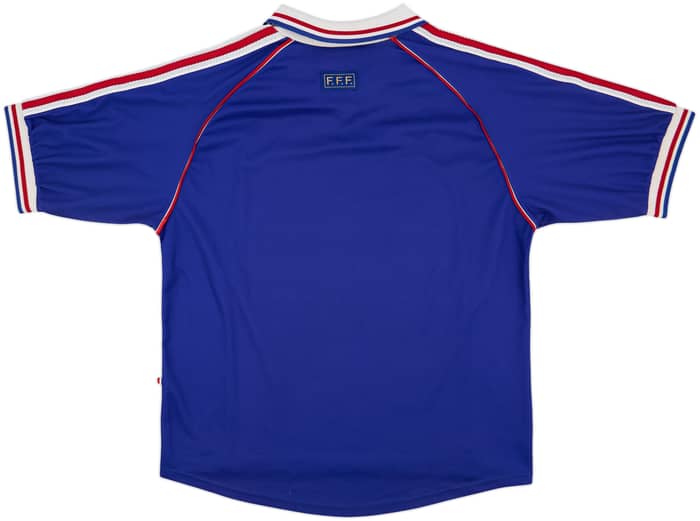 1998-00 France 'Pour Toi Zinedine Zidane' Home Shirt - 7/10 - (XL)