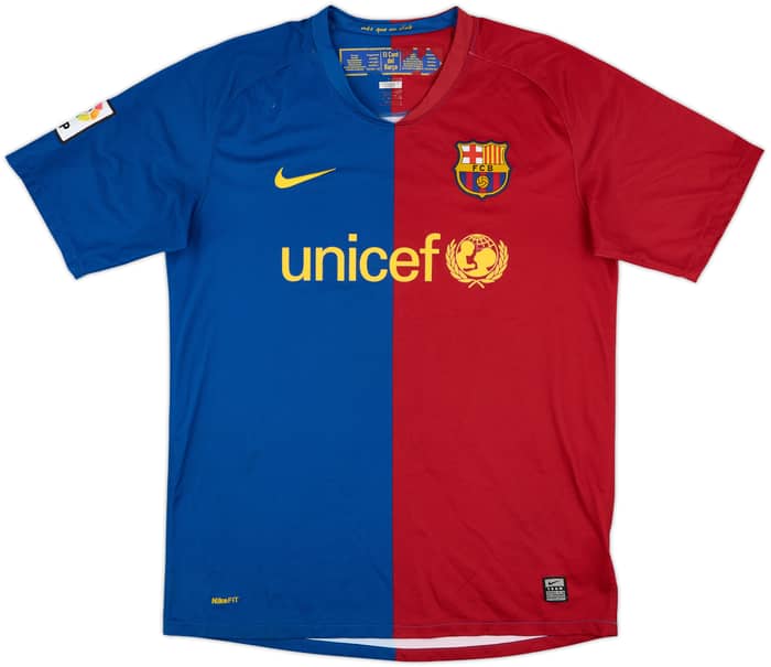 2008-09 Barcelona Home Shirt Messi #10 - 6/10 - (M)