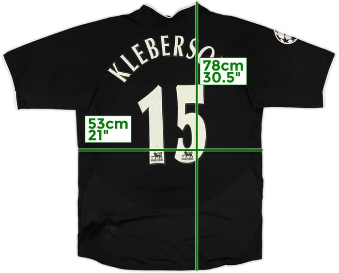 2003-05 Manchester United Away Shirt Kleberson #15 - 7/10 - (M)