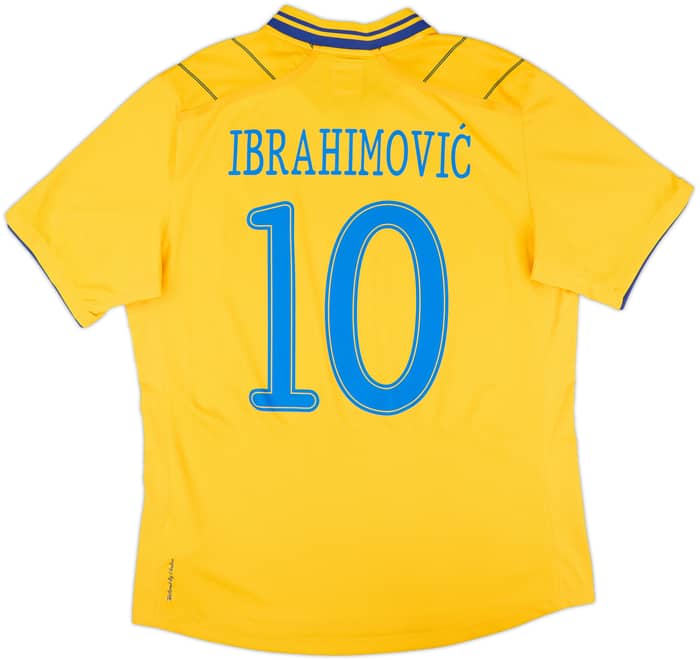 2012-13 Sweden Home Shirt Ibrahimovic #10 - 6/10 - (L)