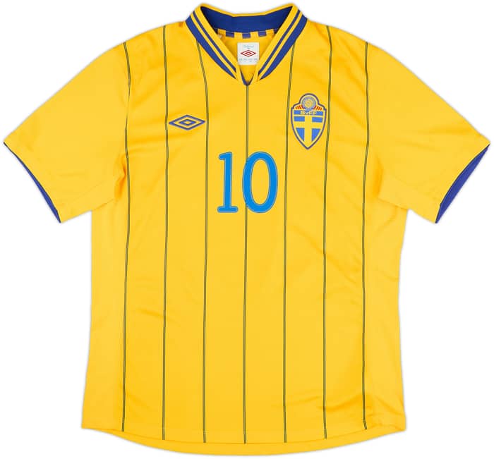2012-13 Sweden Home Shirt Ibrahimovic #10 - 6/10 - (L)