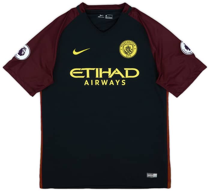 2016-17 Manchester City Away Shirt De Bruyne #17 - 6/10 - (L)