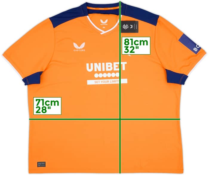 2022-23 Rangers Third Shirt (4XL)