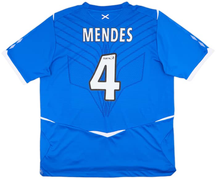 2008-09 Rangers Home Shirt Mendes #4 - 6/10 - (XXL)