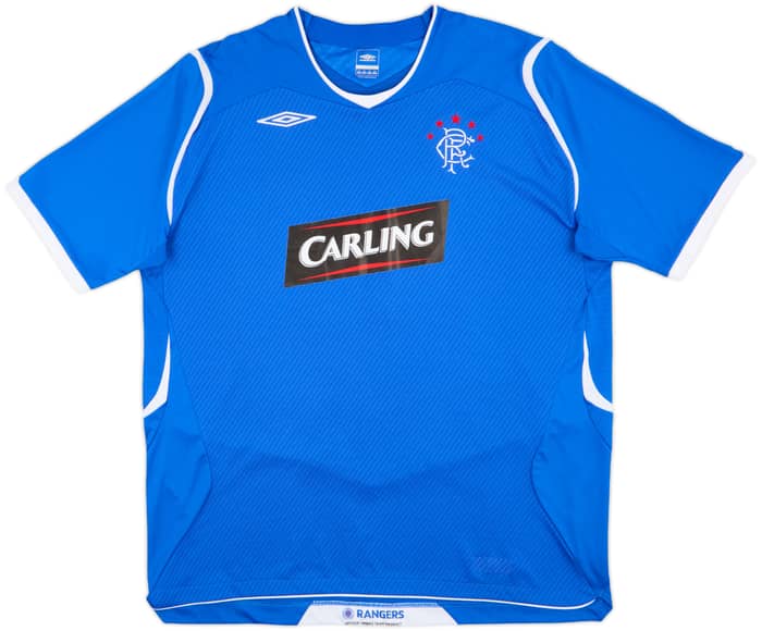 2008-09 Rangers Home Shirt Mendes #4 - 6/10 - (XXL)