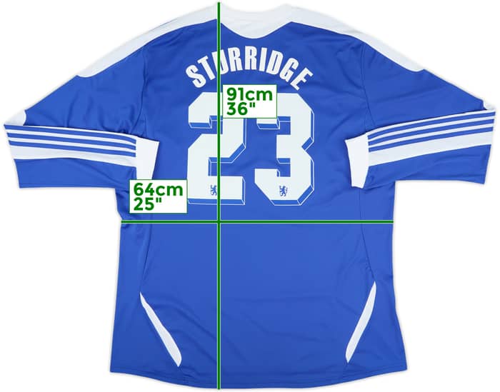 2011-12 Chelsea Home L/S Shirt Sturridge #23 - 9/10 - (3XL)