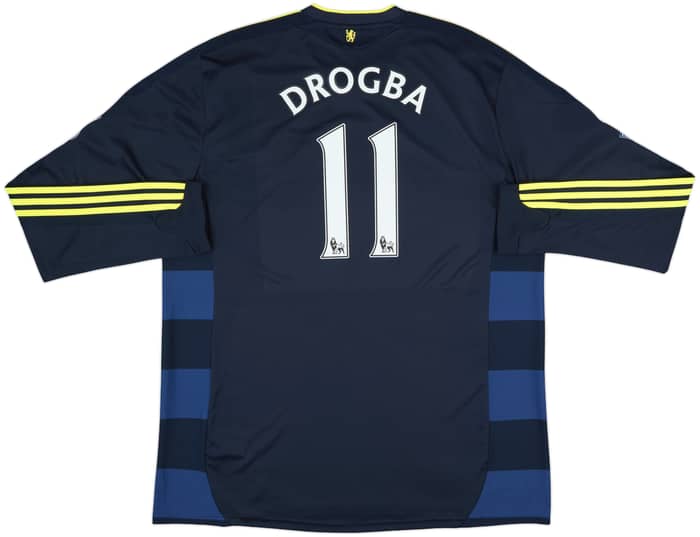 2009-10 Chelsea Away L/S Shirt Drogba #11 - 9/10 - (XXL)