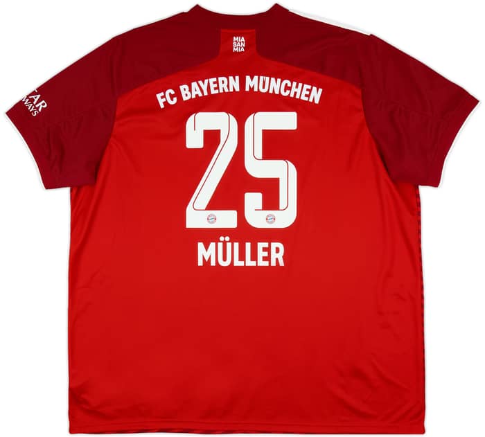 2021-22 Bayern Munich Home Shirt Muller #25 - 10/10 - (3XL)
