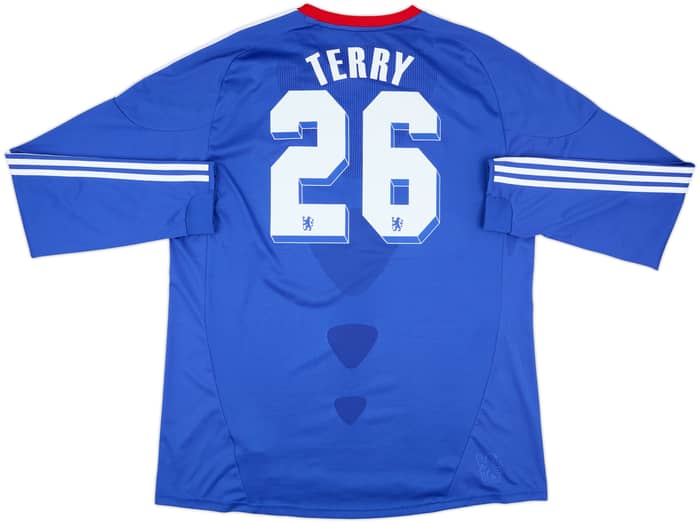 2010-11 Chelsea Home L/S Shirt Terry #26 - 8/10 - (XXL)