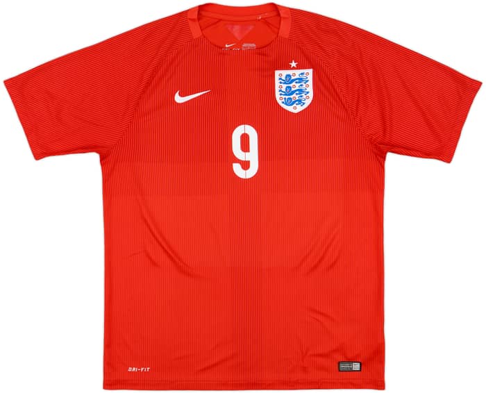 2014-15 England Away Shirt Sturridge #9 - 8/10 - (L)