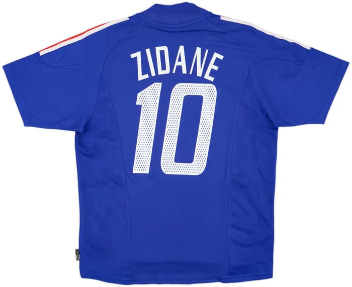 2002-04 France Home Shirt Zidane #10 - 7/10 - (M)
