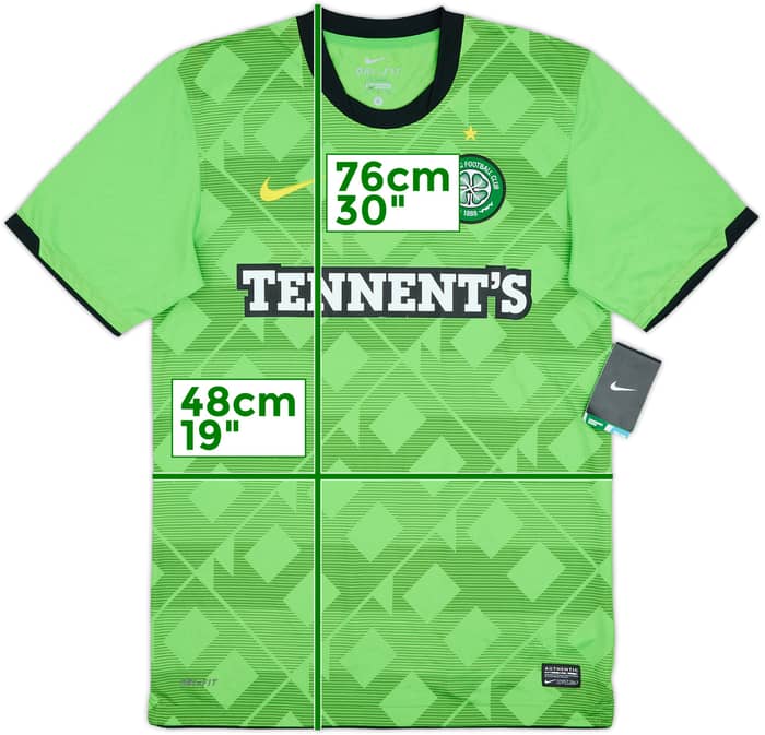 2010-11 Celtic Away Shirt (S)
