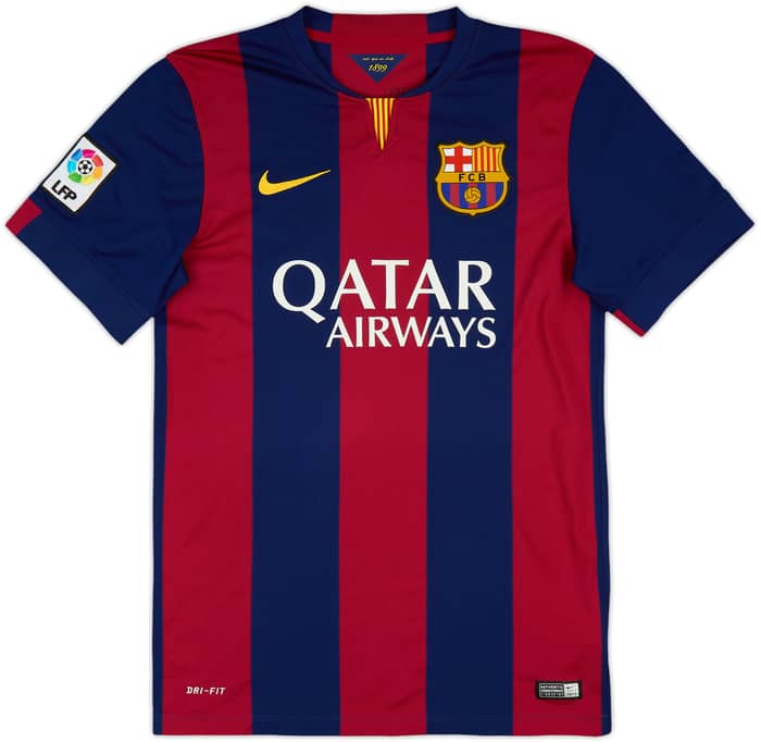 2014-15 Barcelona Home Shirt Messi #10 - 8/10 - (S)