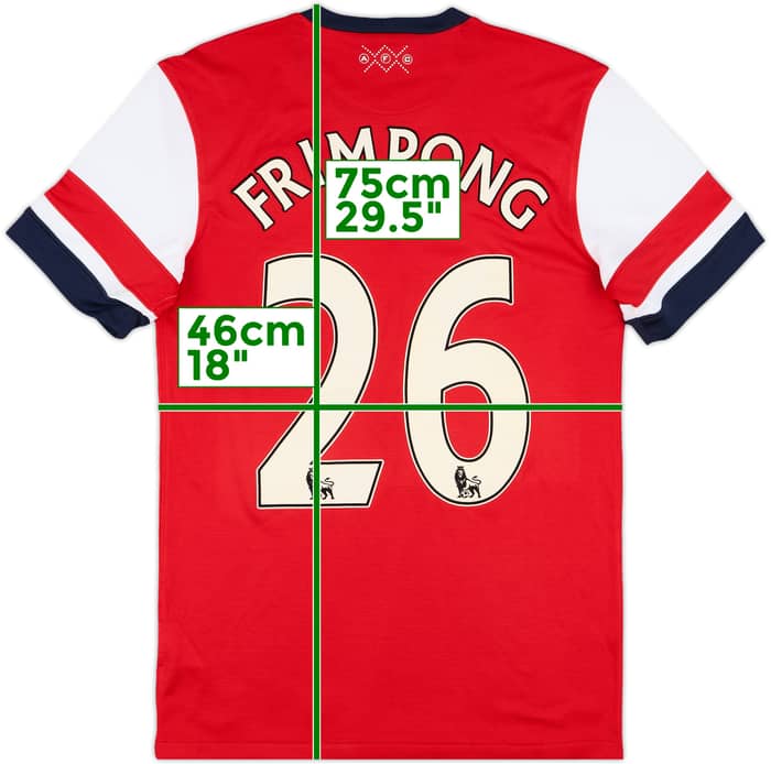 2012-14 Arsenal Home Shirt Frimpong #26 - 8/10 - (S)