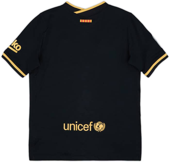2020-21 Barcelona Away Shirt - 7/10 - (XL.Boys)
