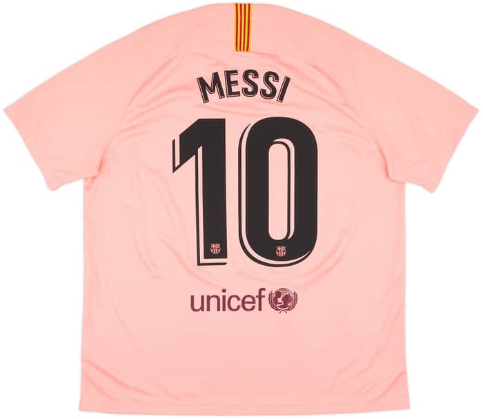 2018-19 Barcelona Third Shirt Messi #10 - 7/10 - (XL)
