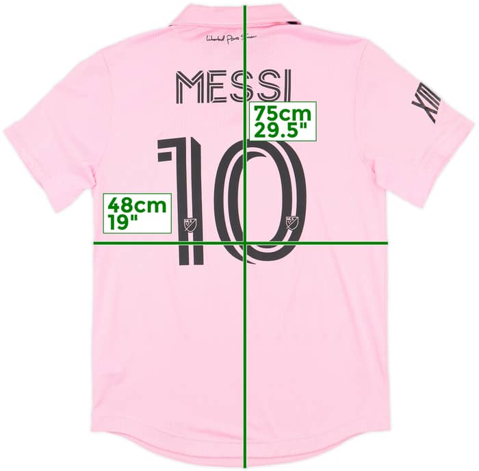 2022-23 Inter Miami Authentic Home Shirt Messi #10 - 10/10 - (S)