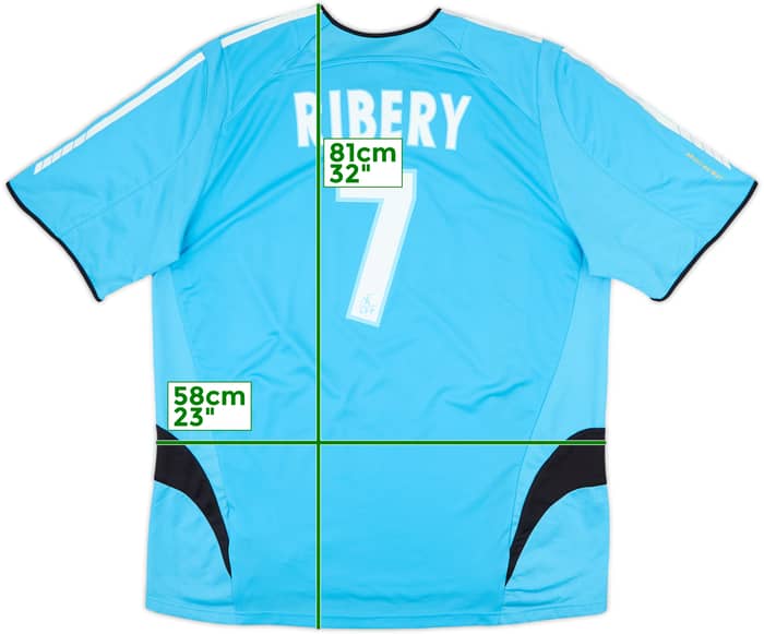 2005-06 Olympique Marseille Away Shirt Ribery #7 - 8/10 - (XL)