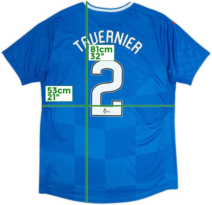 Camiseta de local del Rangers 2016-18 Tavernier #2 - 6/10 - (M)