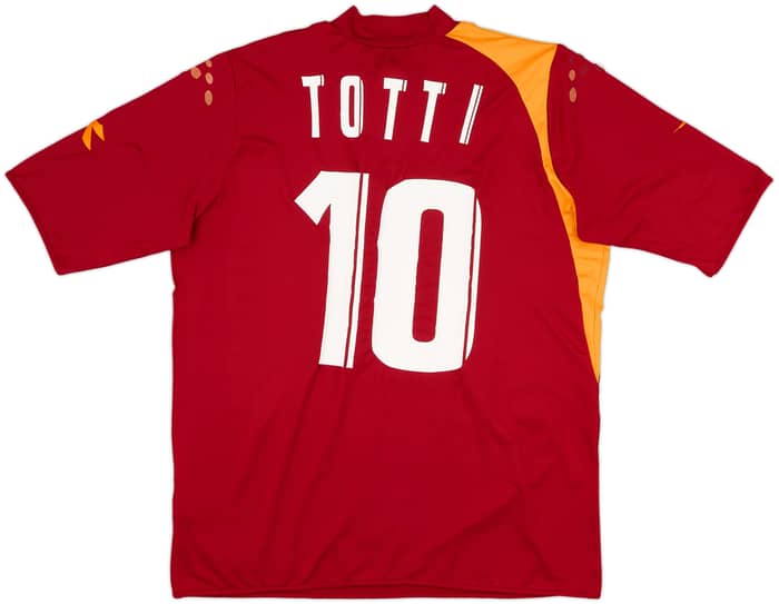 2005-06 Roma Home Shirt Totti #10 - 7/10 - (XL)