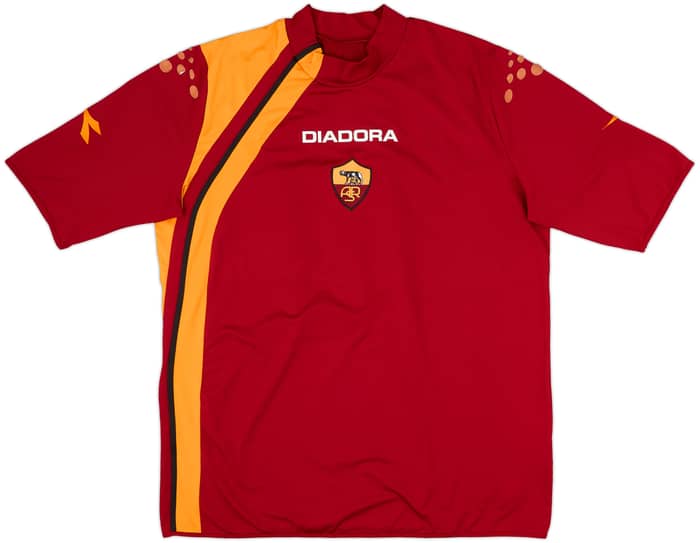 2005-06 Roma Home Shirt Totti #10 - 7/10 - (XL)