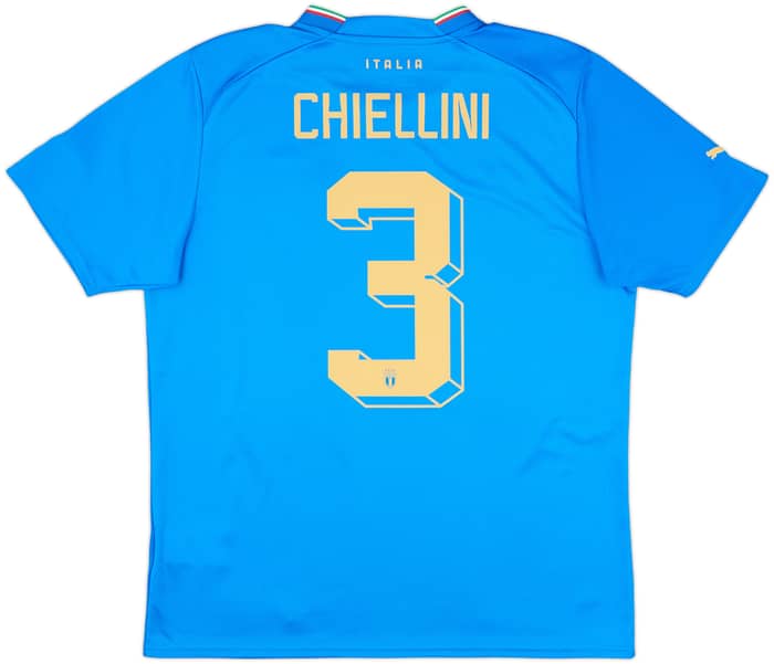 2022-23 Italy Home Shirt Chiellini #3 - 10/10 - (L)