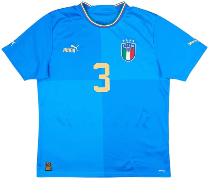 2022-23 Italy Home Shirt Chiellini #3 - 10/10 - (L)