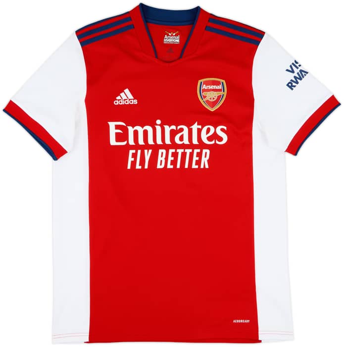 2021-22 Arsenal Home Shirt Odegaard #8 - 10/10 - (L)