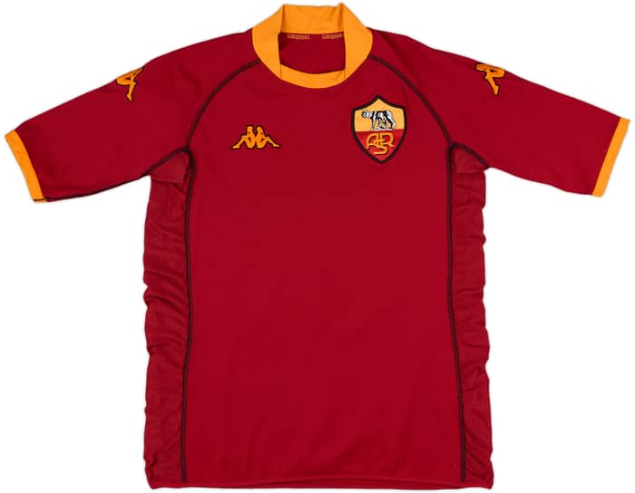 2002-03 Roma Home Shirt Totti #10 - 8/10 - (L)