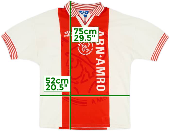 1995-96 Ajax Home Shirt - 6/10 - (M)