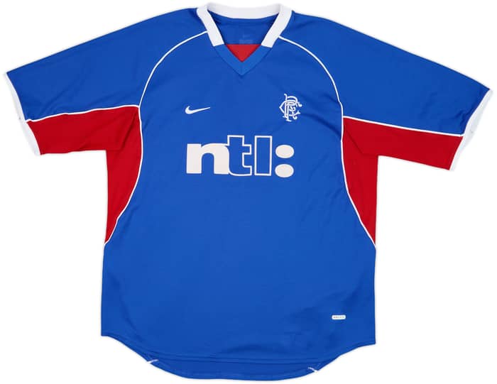 2001-02 Rangers Home Shirt - 8/10 - (L/XL)