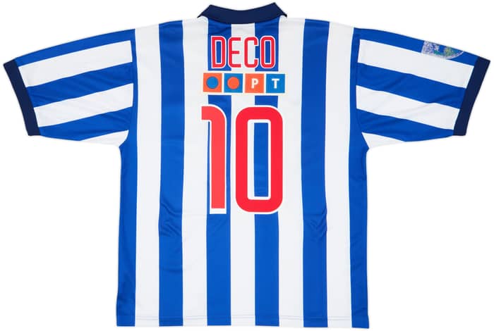 2002-03 Porto Home Shirt Deco #10 - 7/10 - (XL)