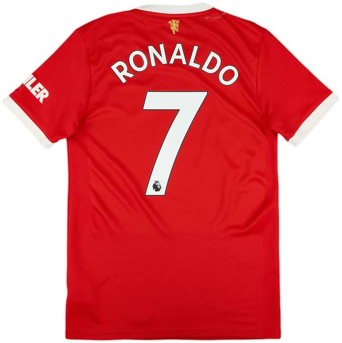 2021-22 Manchester United Home Shirt Ronaldo #7 - 7/10 - (S)