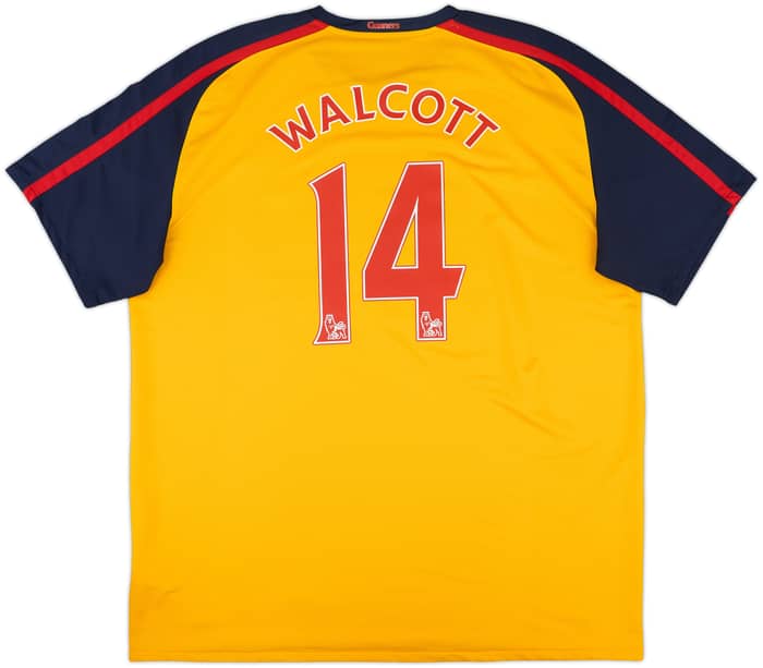 2008-09 Arsenal Away Shirt Walcott #14 - 7/10 - (XXL)